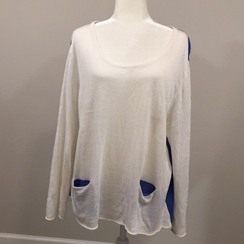 Soft Surroundings Linen and Rayon Sweater